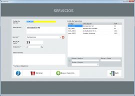 Gestión de servicios