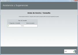 Asistencia y sugerencias